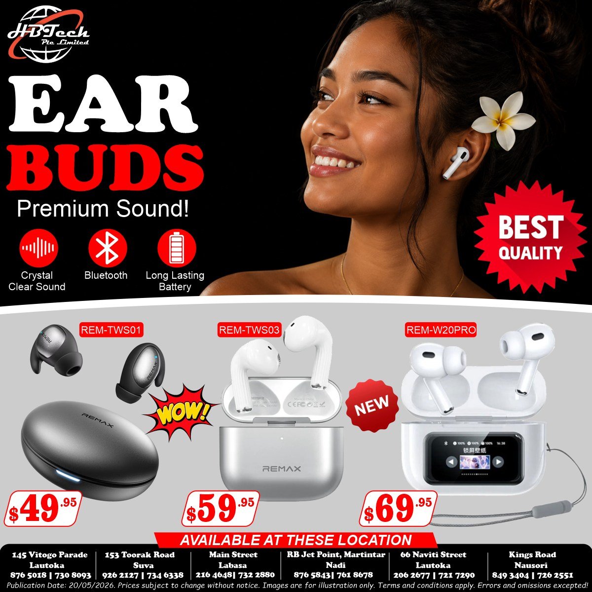 Premium Earbuds - Crystal Clear Sound - Page 1