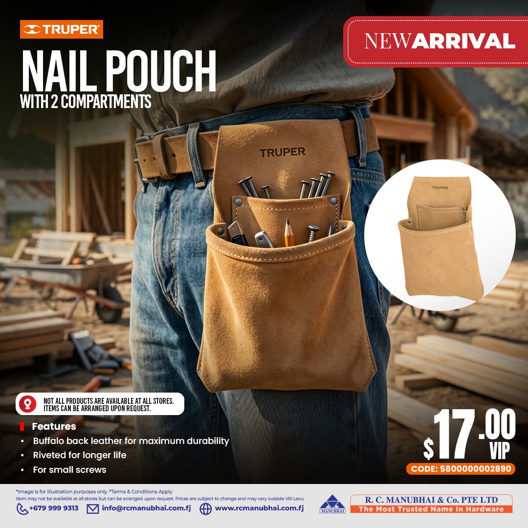 Nail Pouch with 2 Compartments