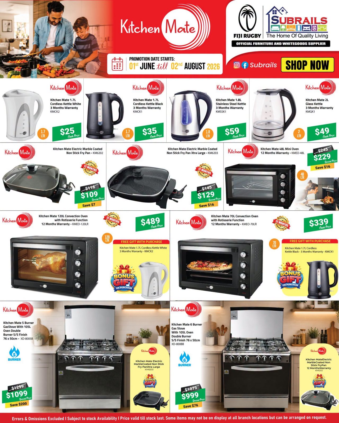 Kitchen Mate Appliances Promotion June–August 2026