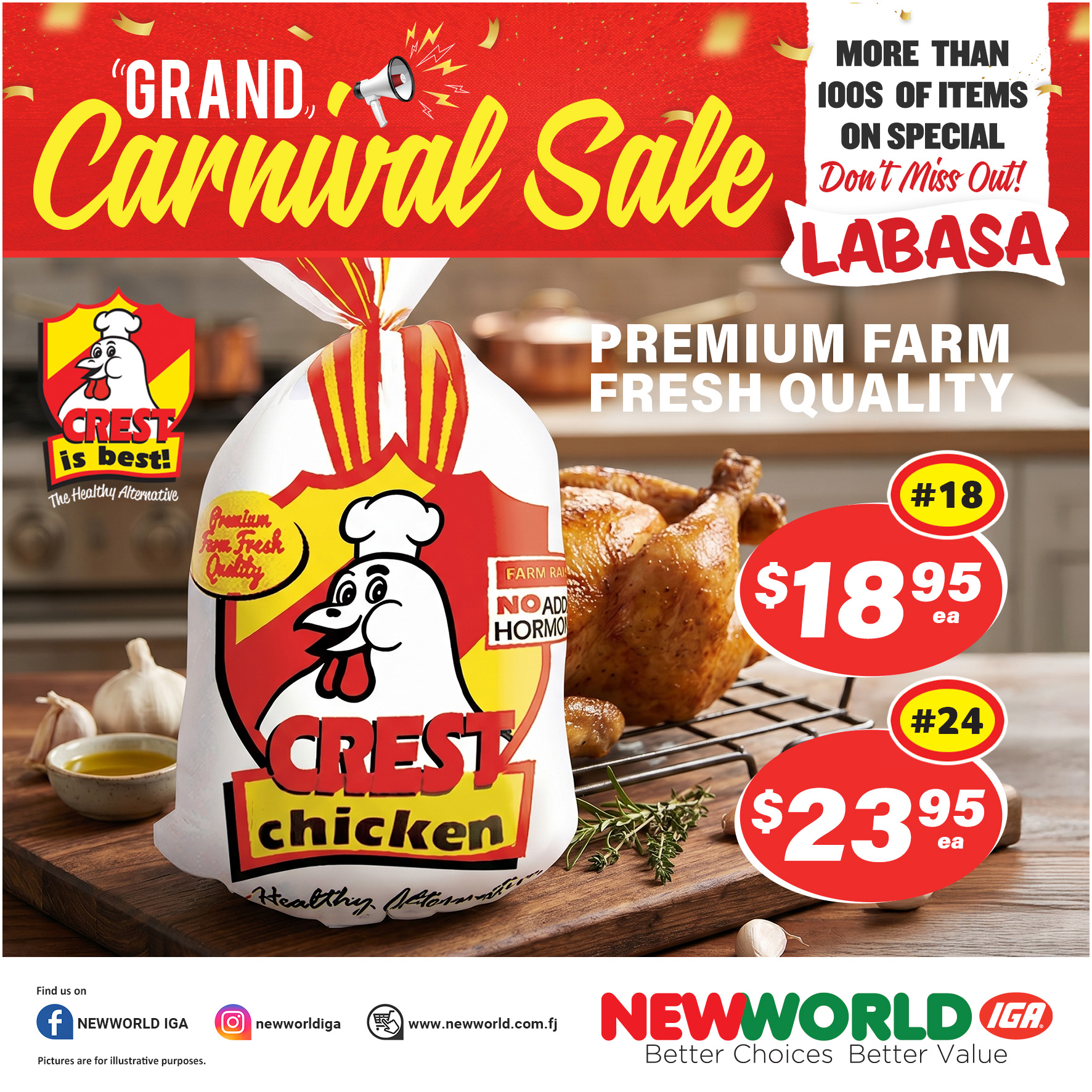 Grand Carnival Sale - Crest Chicken