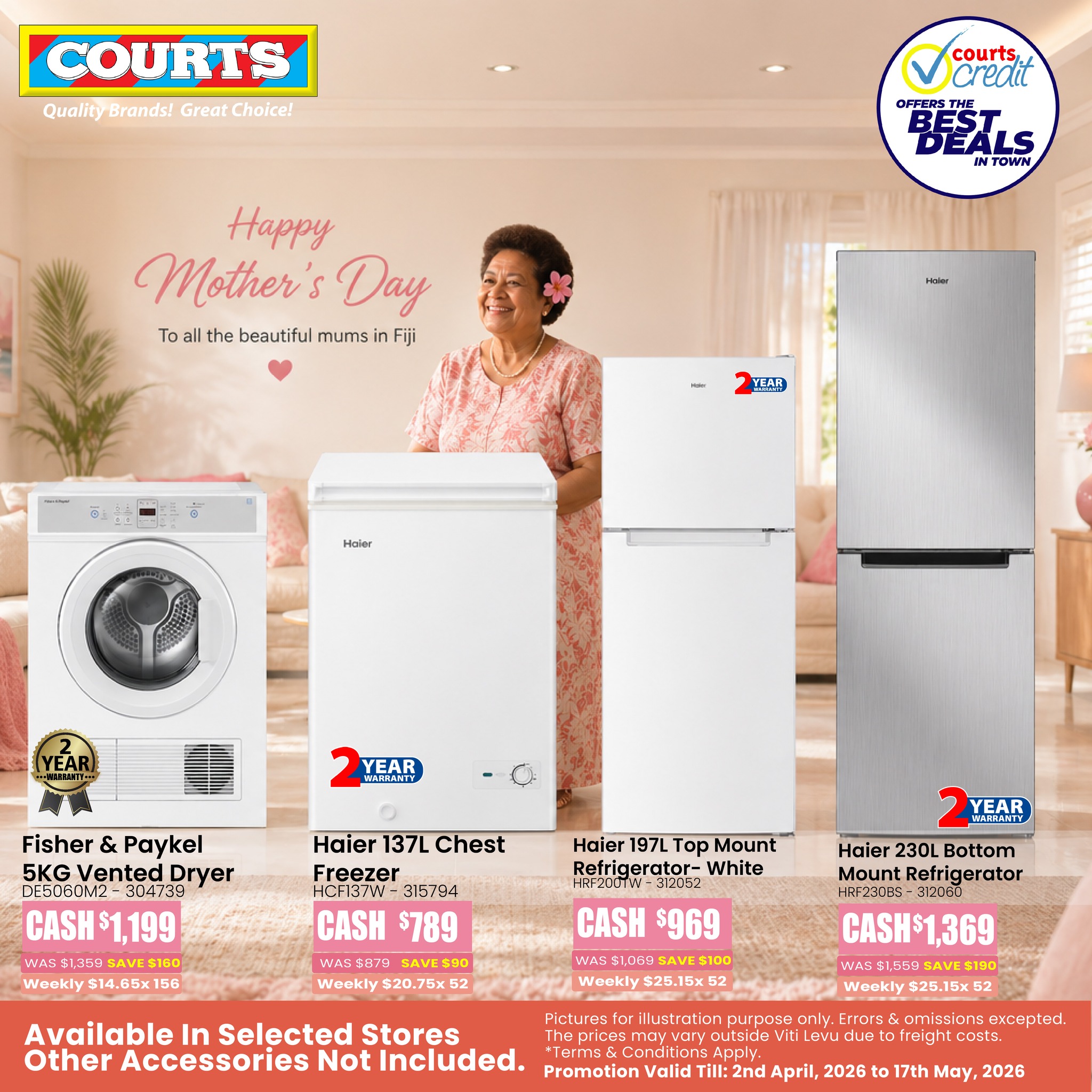 Happy Mother's Day Appliance Deals