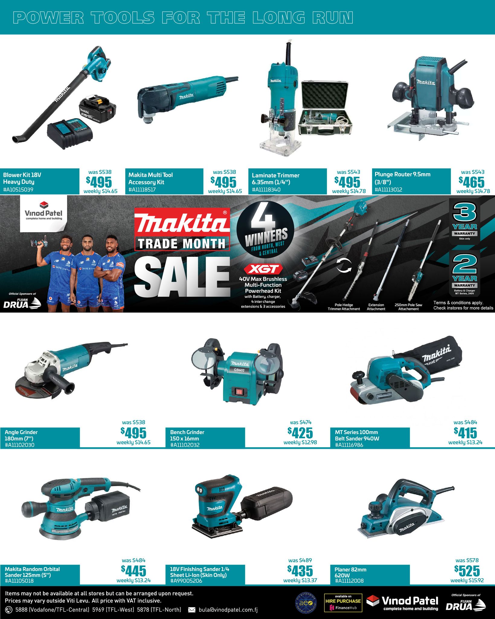 Makita Trade Month Sale - Power Tools for the Long Run