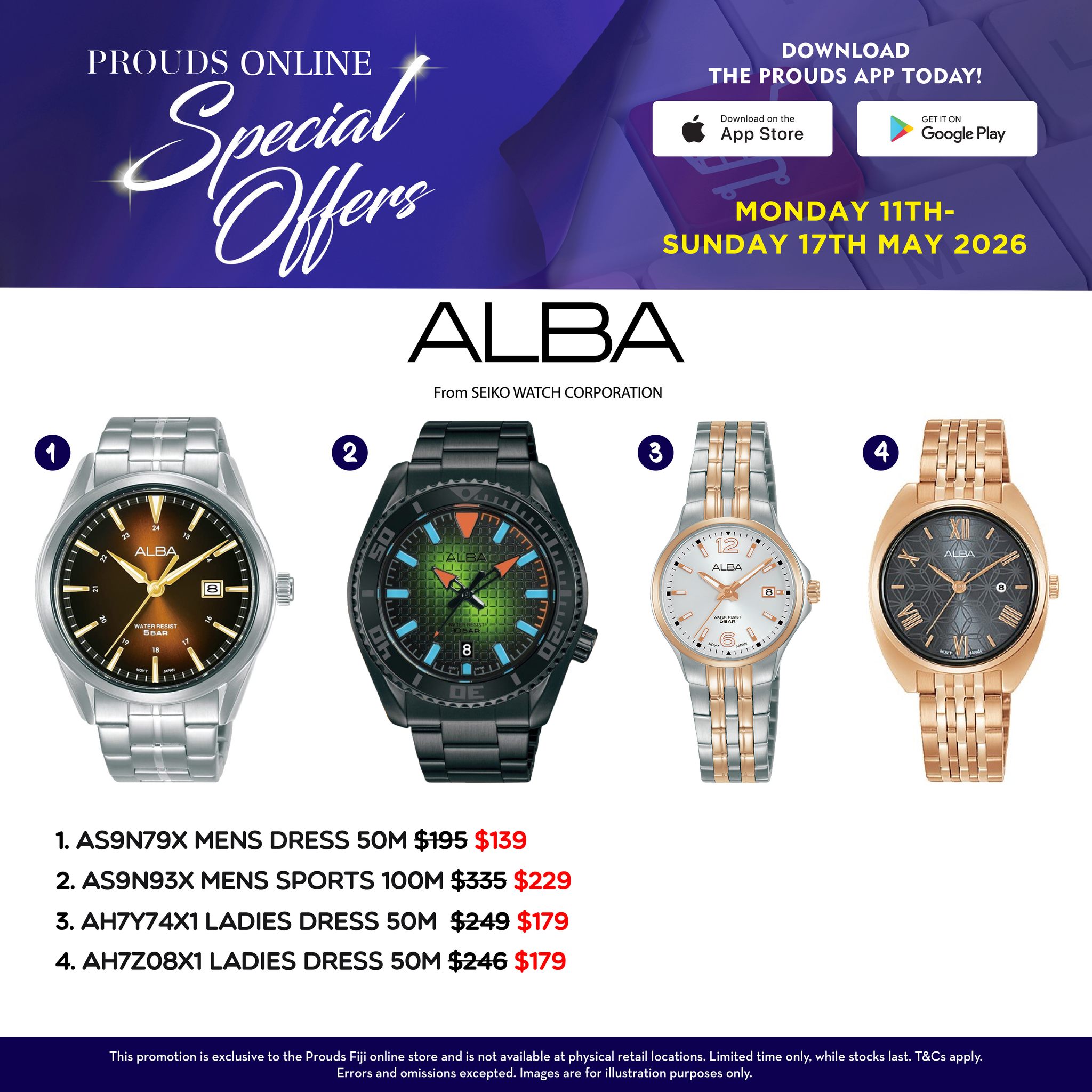 Alba Watches Special Offers