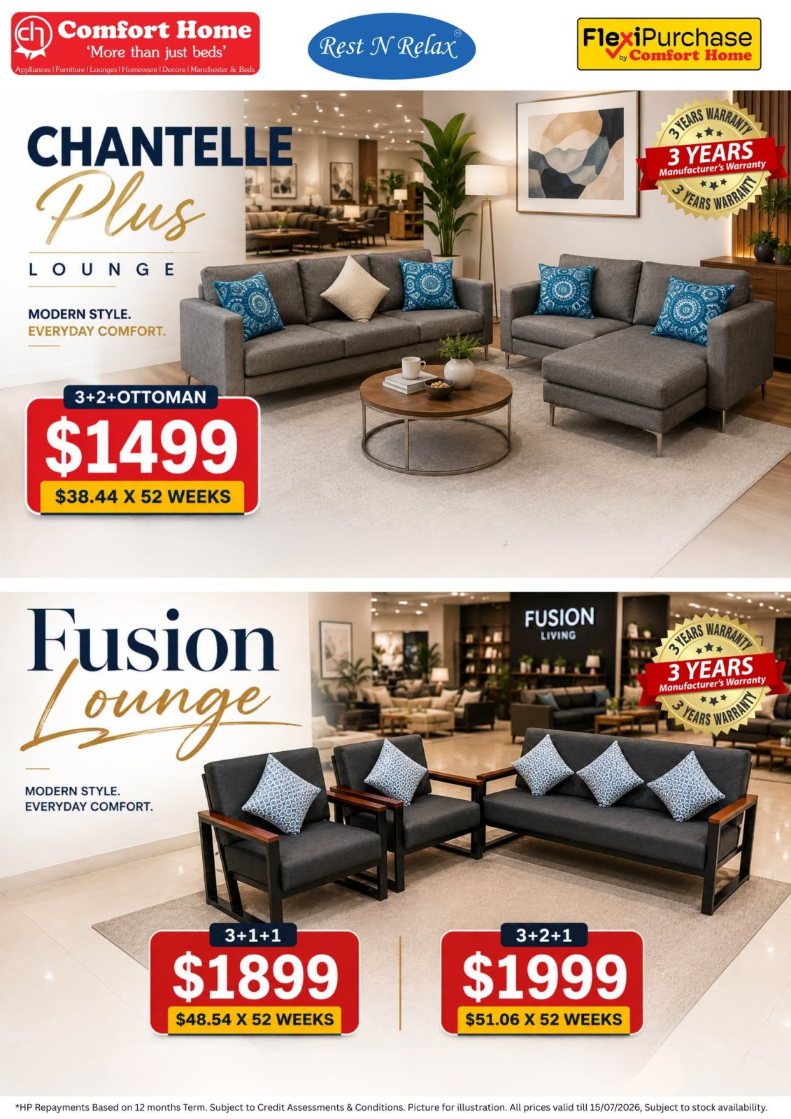 Rest N Relax Lounge Suites Collection