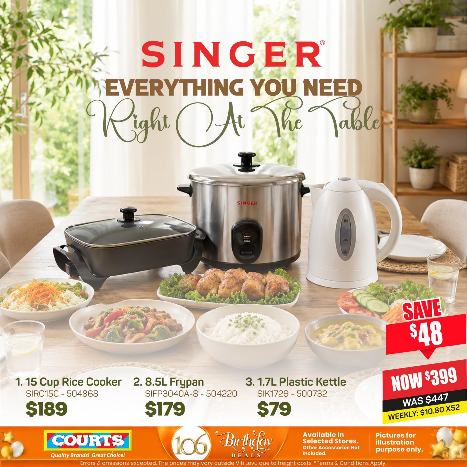 Singer Kitchen Appliances Bundle