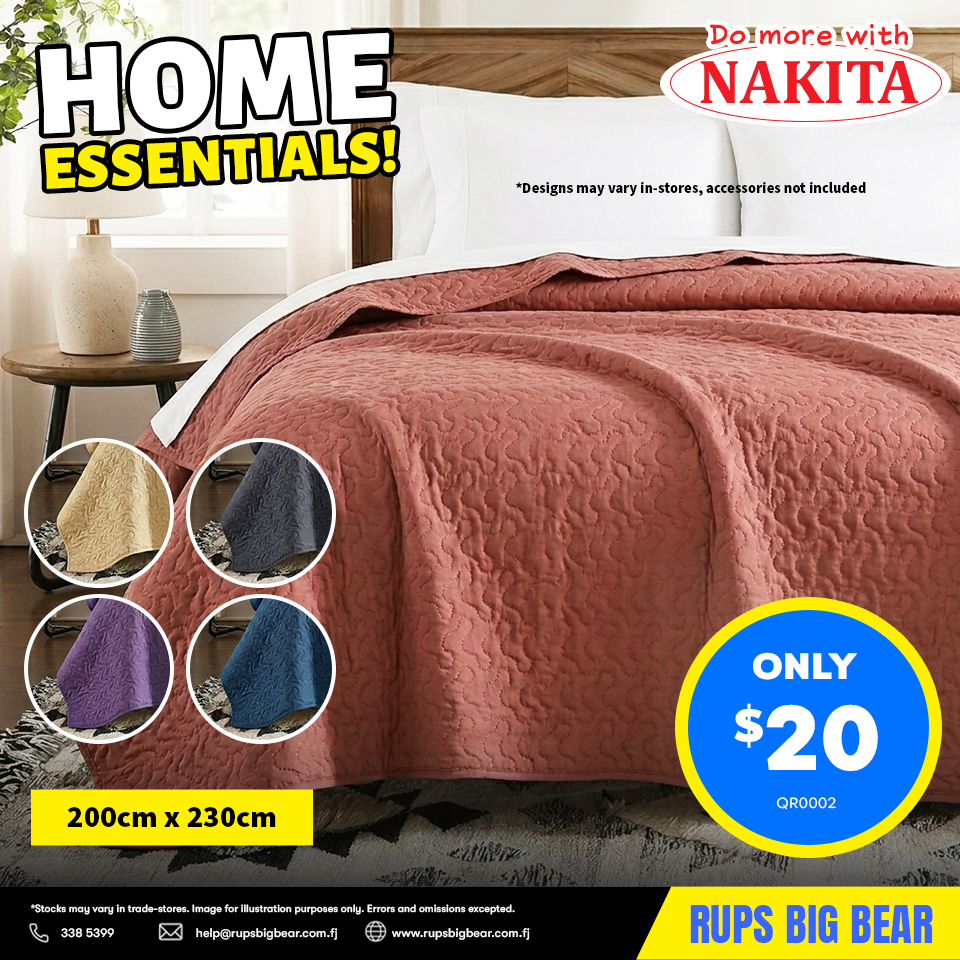 Quilted Bed Cover - Home Essentials
