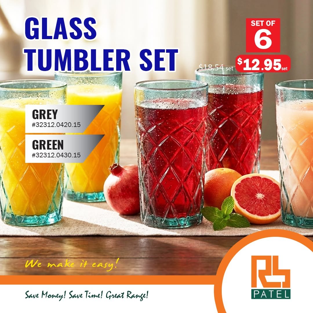 Glass Tumbler Set