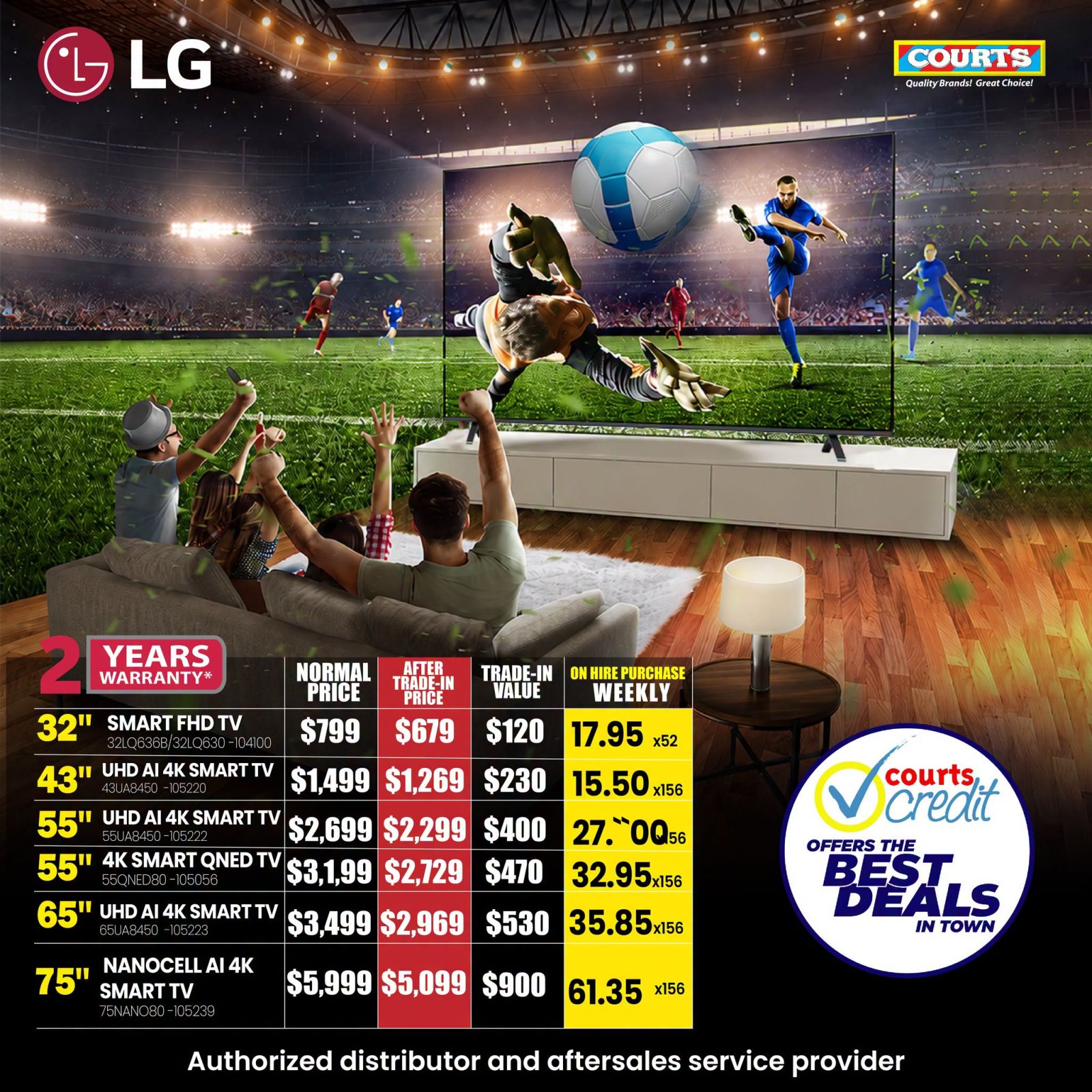 LG Smart TVs – Trade-in Deals & Weekly Payment Plans
