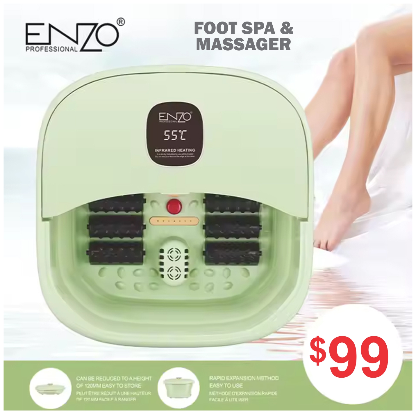ENZO Foot Spa & Massager