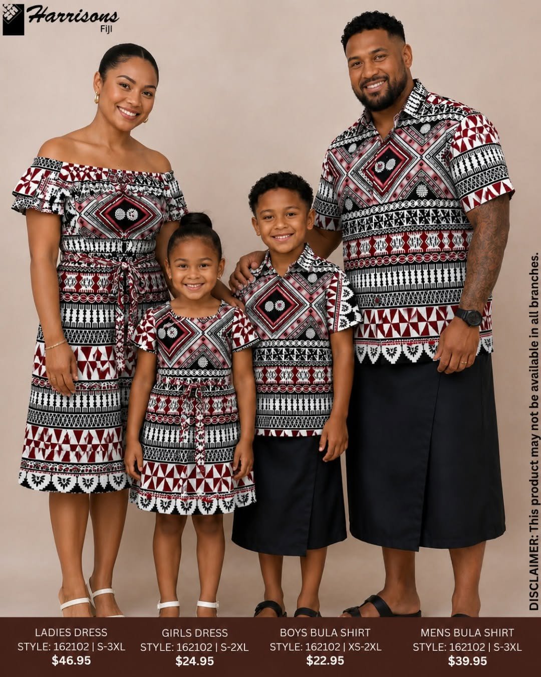 Family Bula Wear Matching Sets