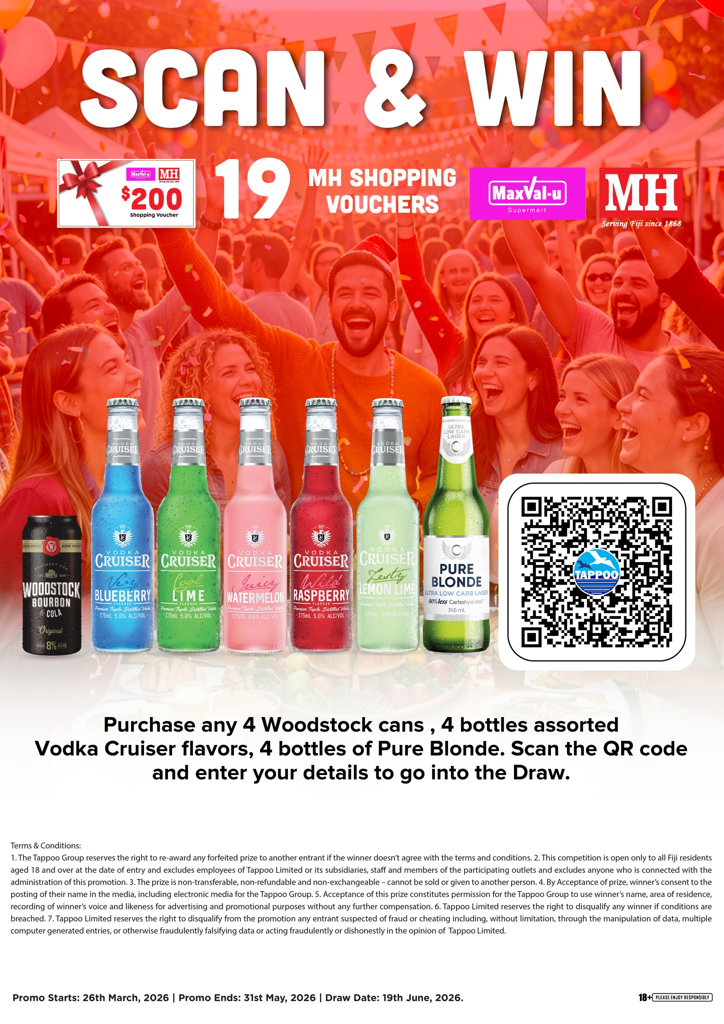 Scan & Win – 19 MH Shopping Vouchers