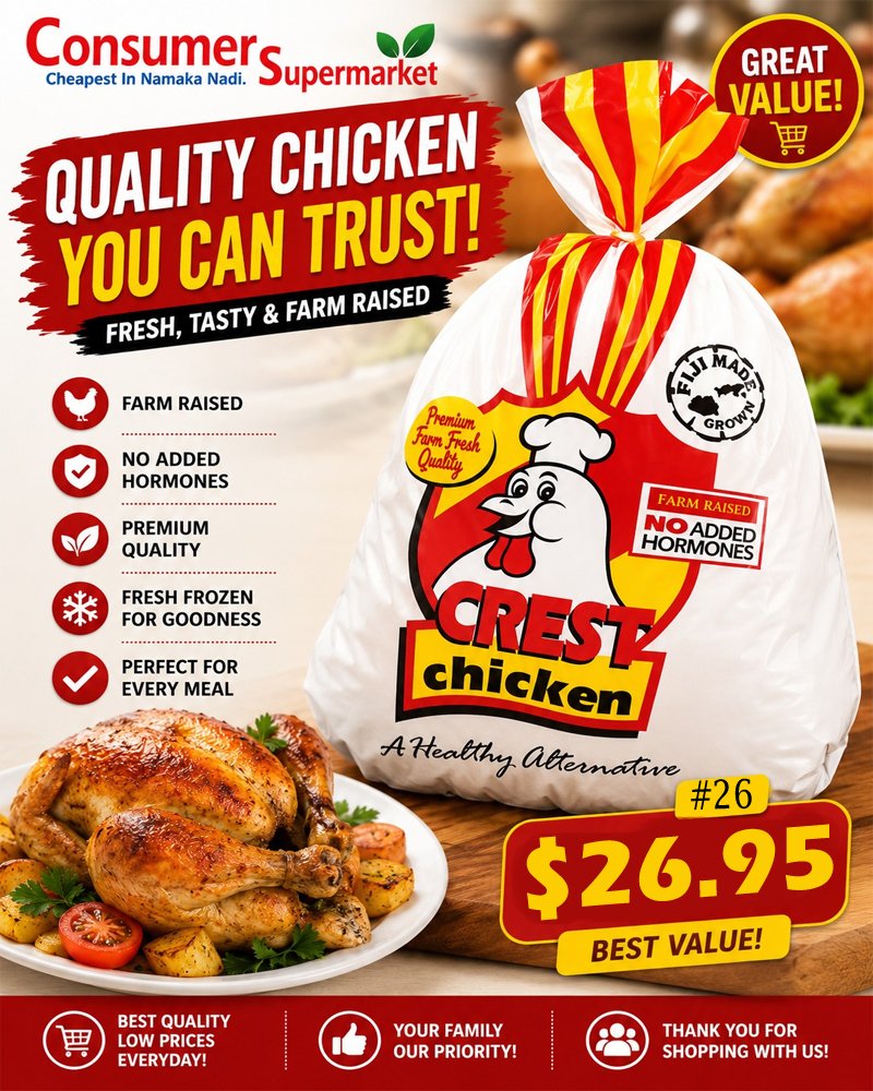 Crest Chicken #26 - Farm Raised