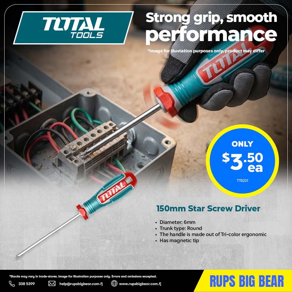 150mm Star Screw Driver