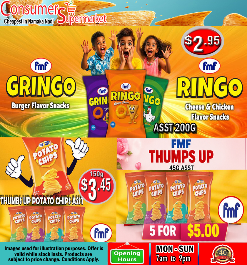 FMF Snacks & Chips Special