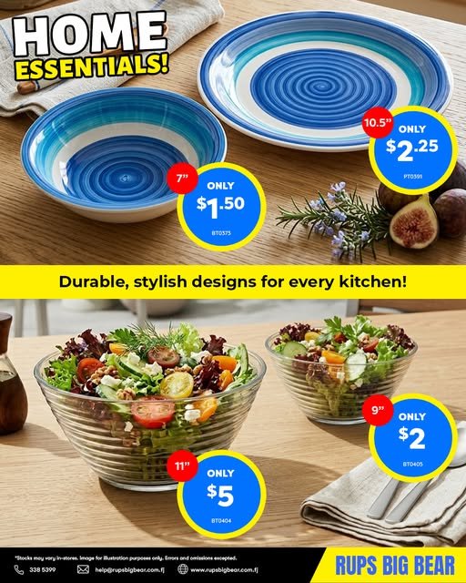 Home Essentials - Kitchen Bowls & Salad Bowls - Page 1