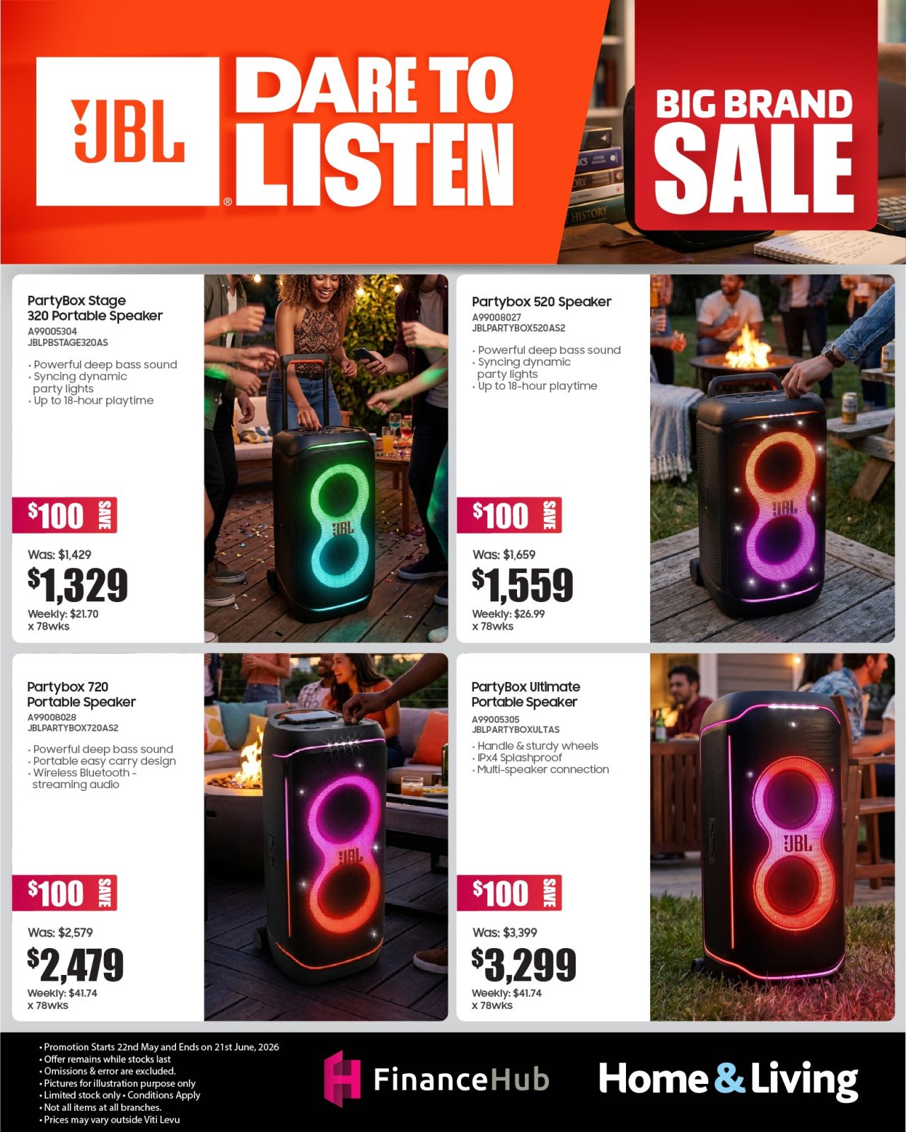 JBL Dare to Listen Big Brand Sale - Page 1