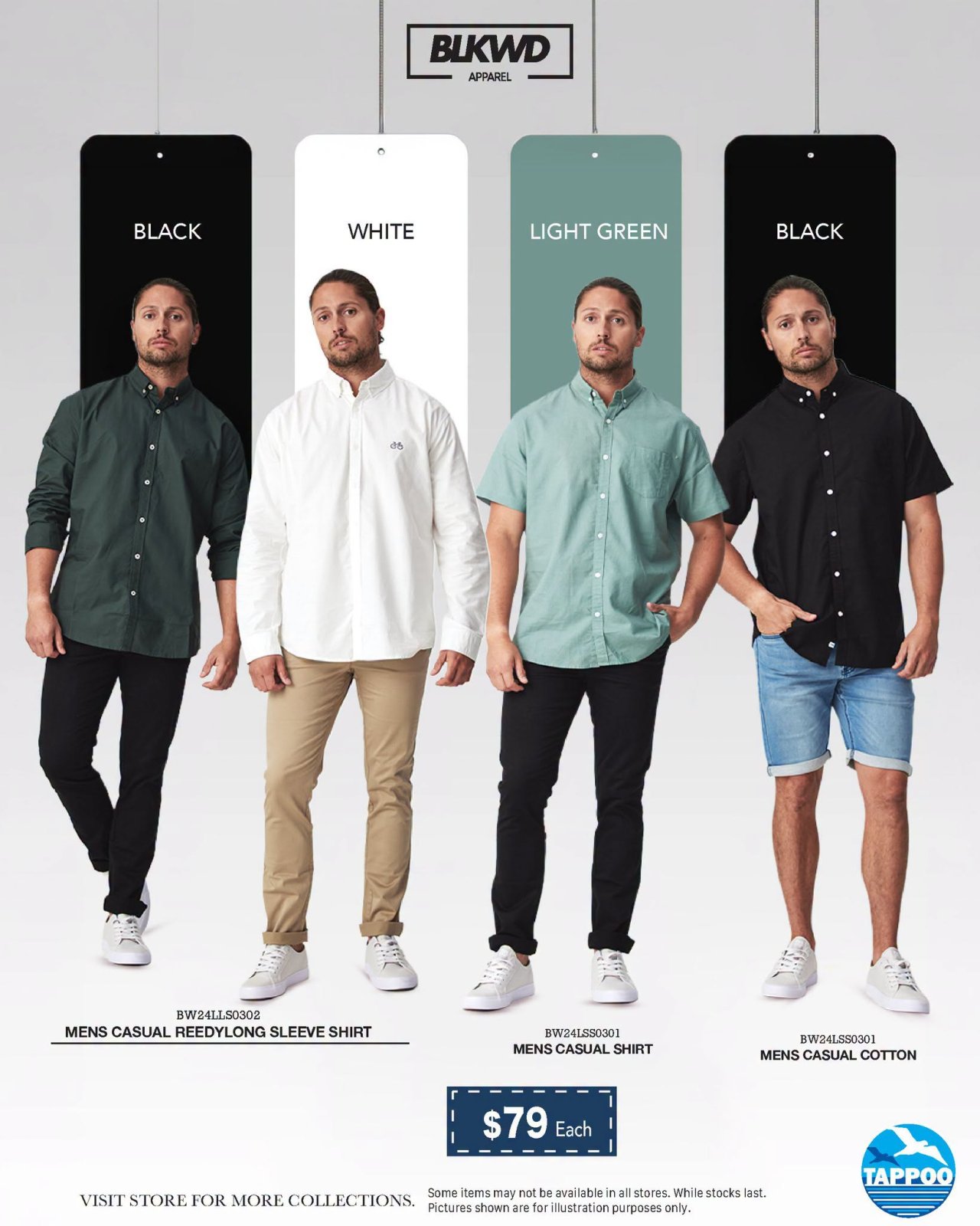 Blackwood Apparel Mens Casual Shirts