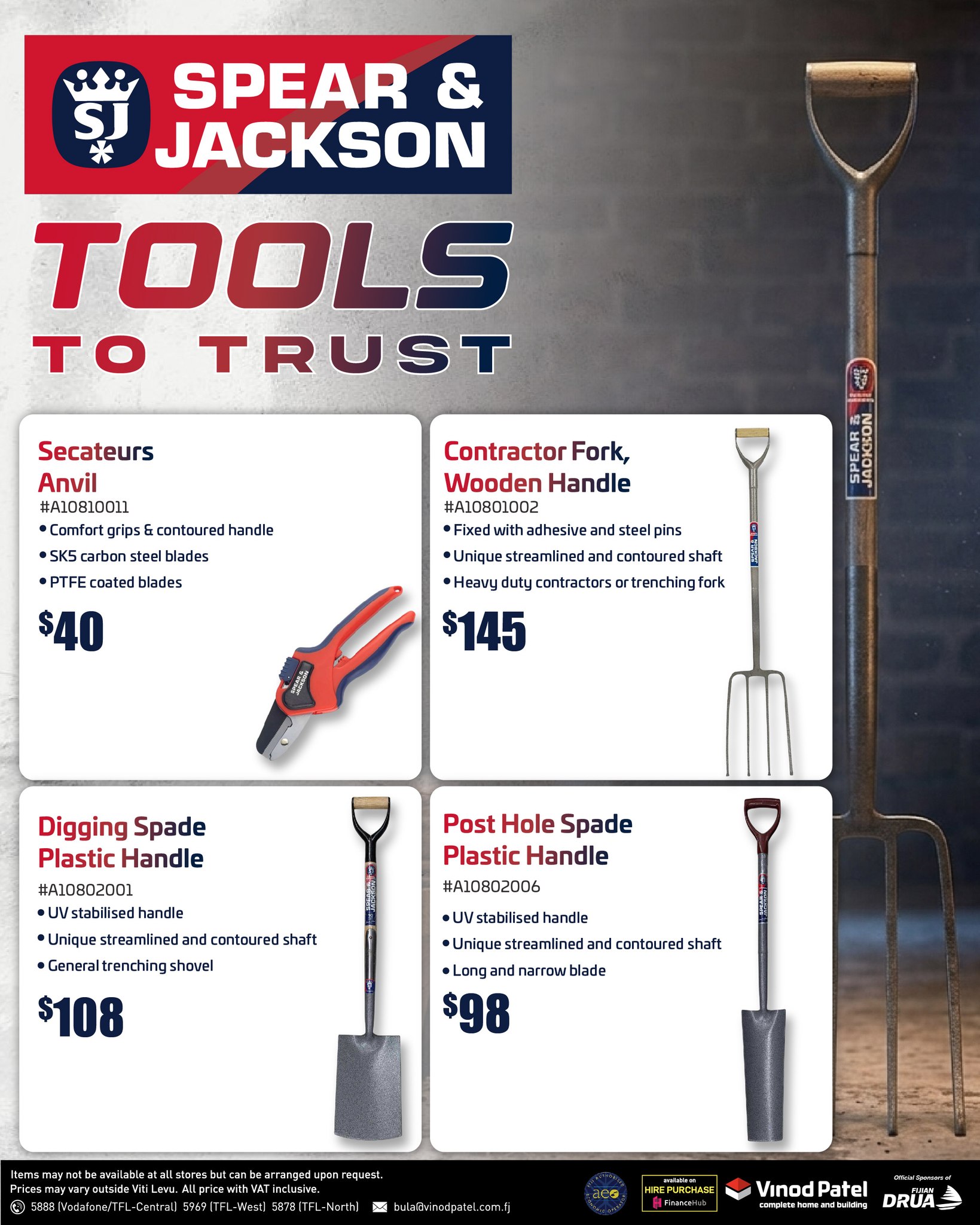 Spear & Jackson Tools to Trust