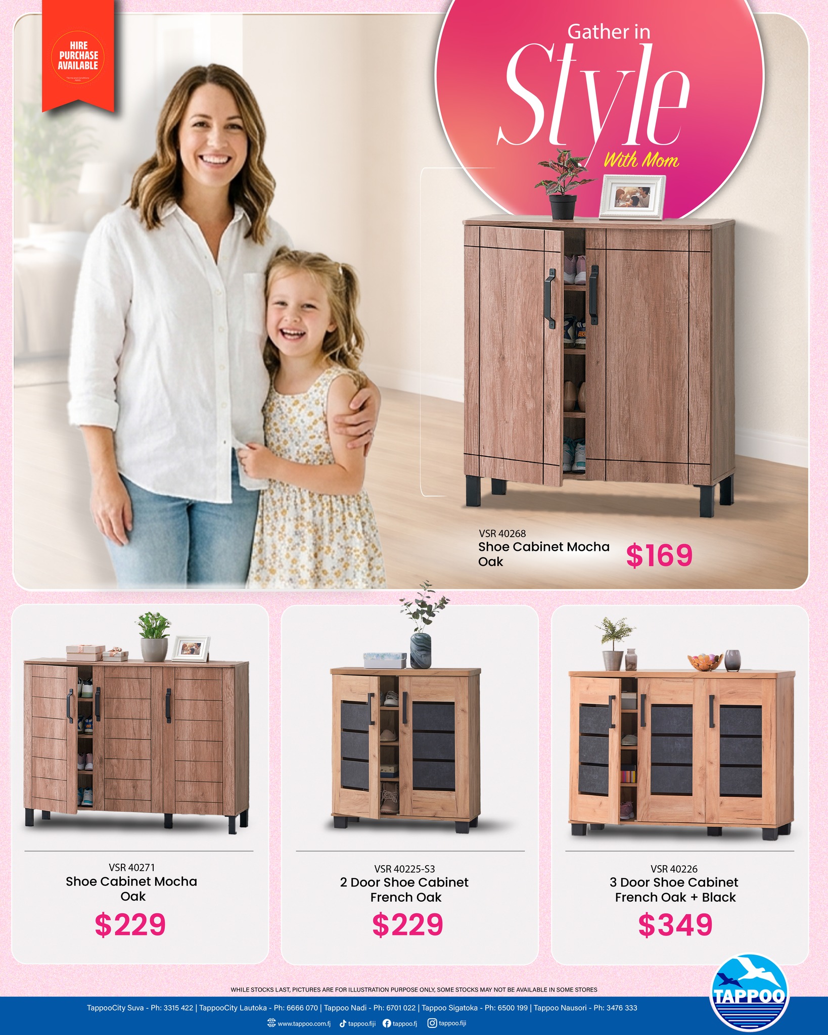 Shoe Cabinets - Gather in Style with Mom