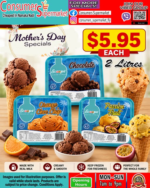 Mother's Day Ice Cream Specials