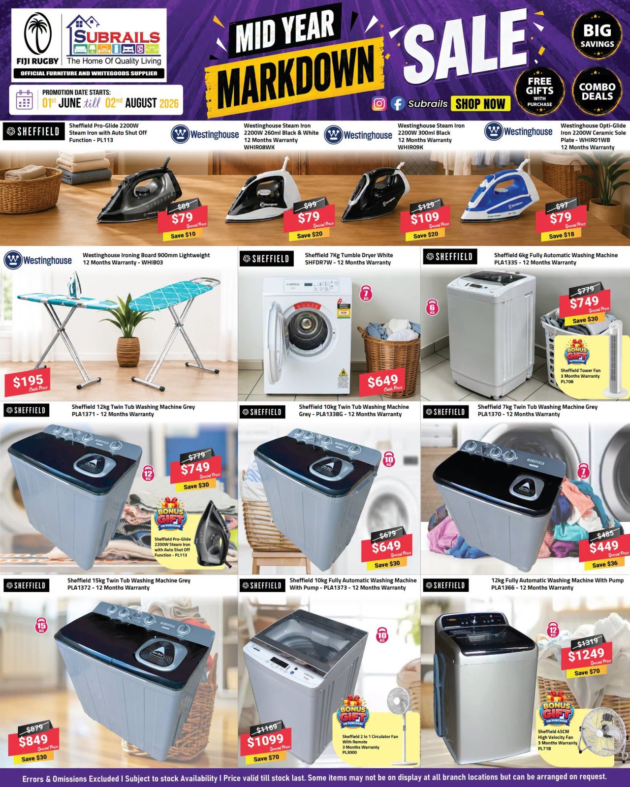 Mid Year Markdown Sale