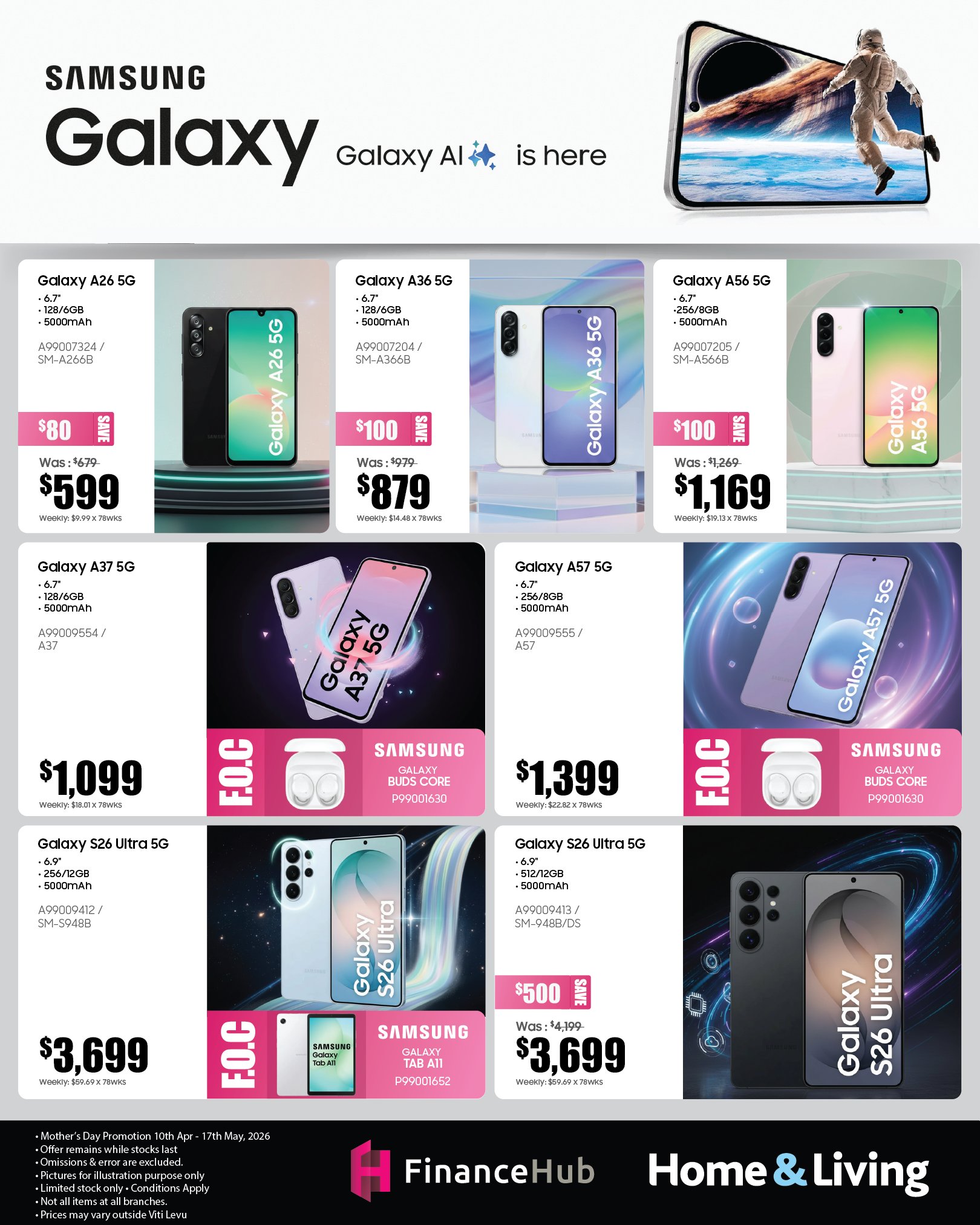 Samsung Galaxy AI Smartphones - Mother's Day Promotion