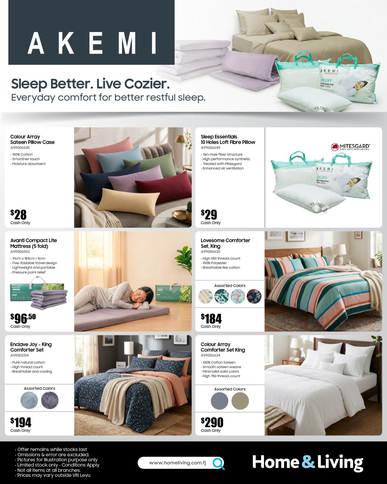 AKEMI Sleep Better, Live Cozier - Page 1