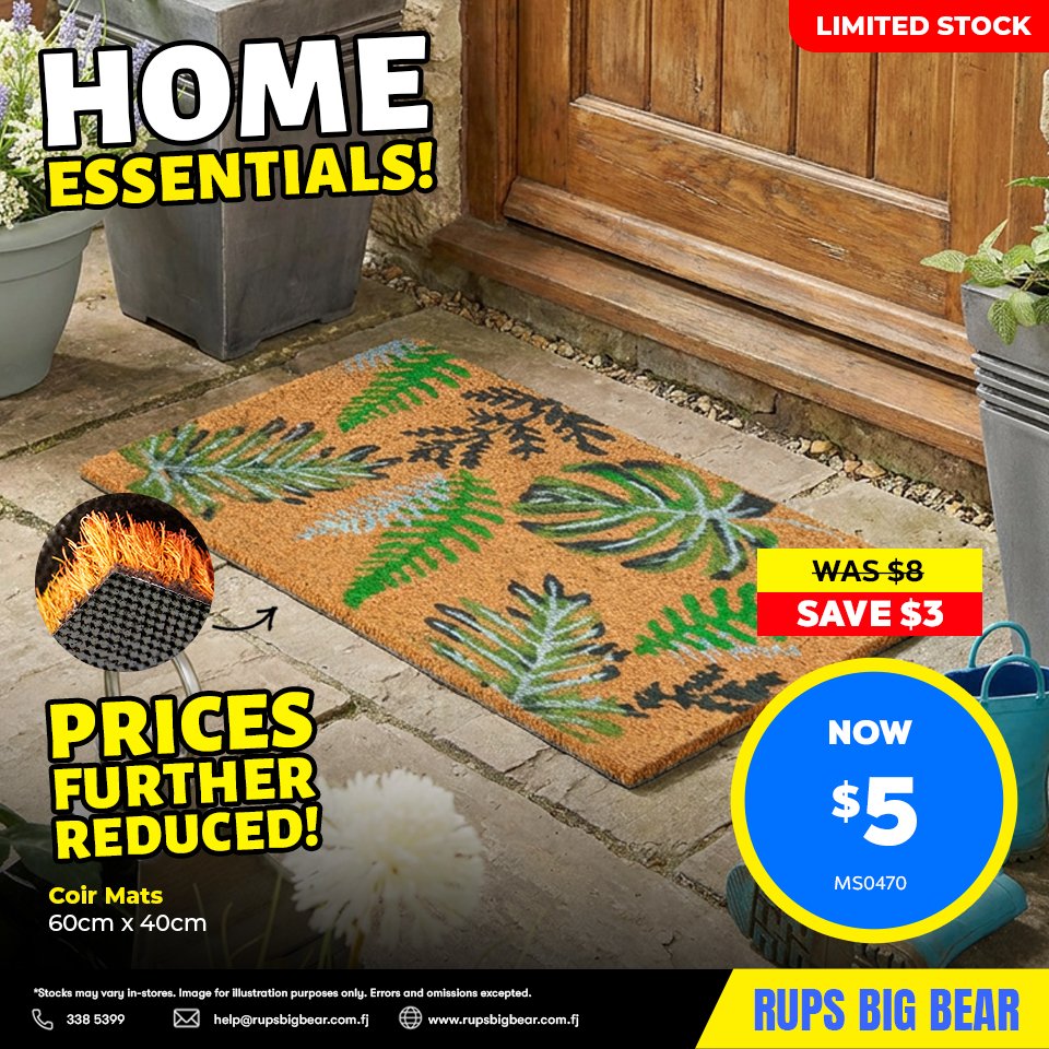 Coir Mats 60cm x 40cm