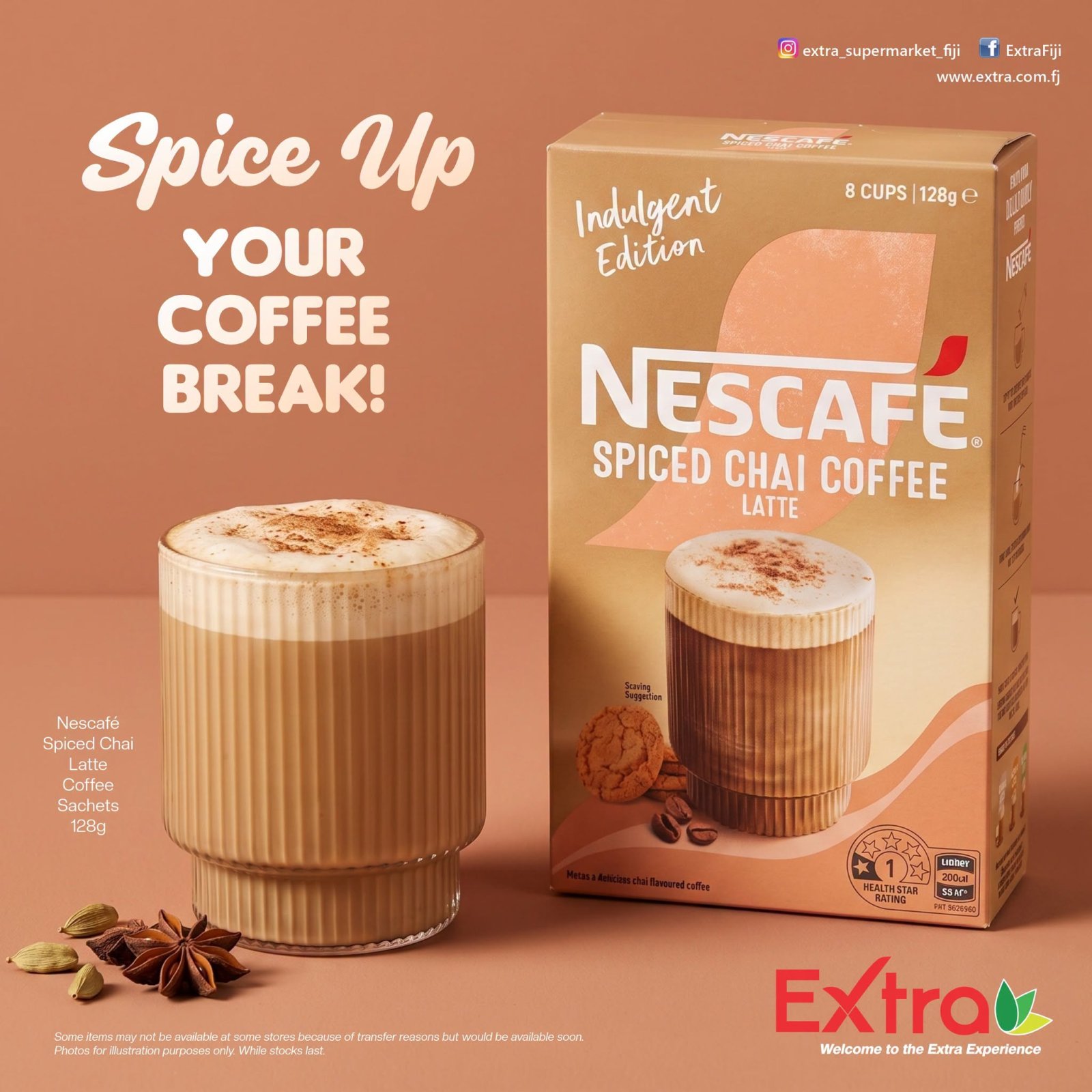 Nescafé Spiced Chai Latte Coffee Sachets 8's