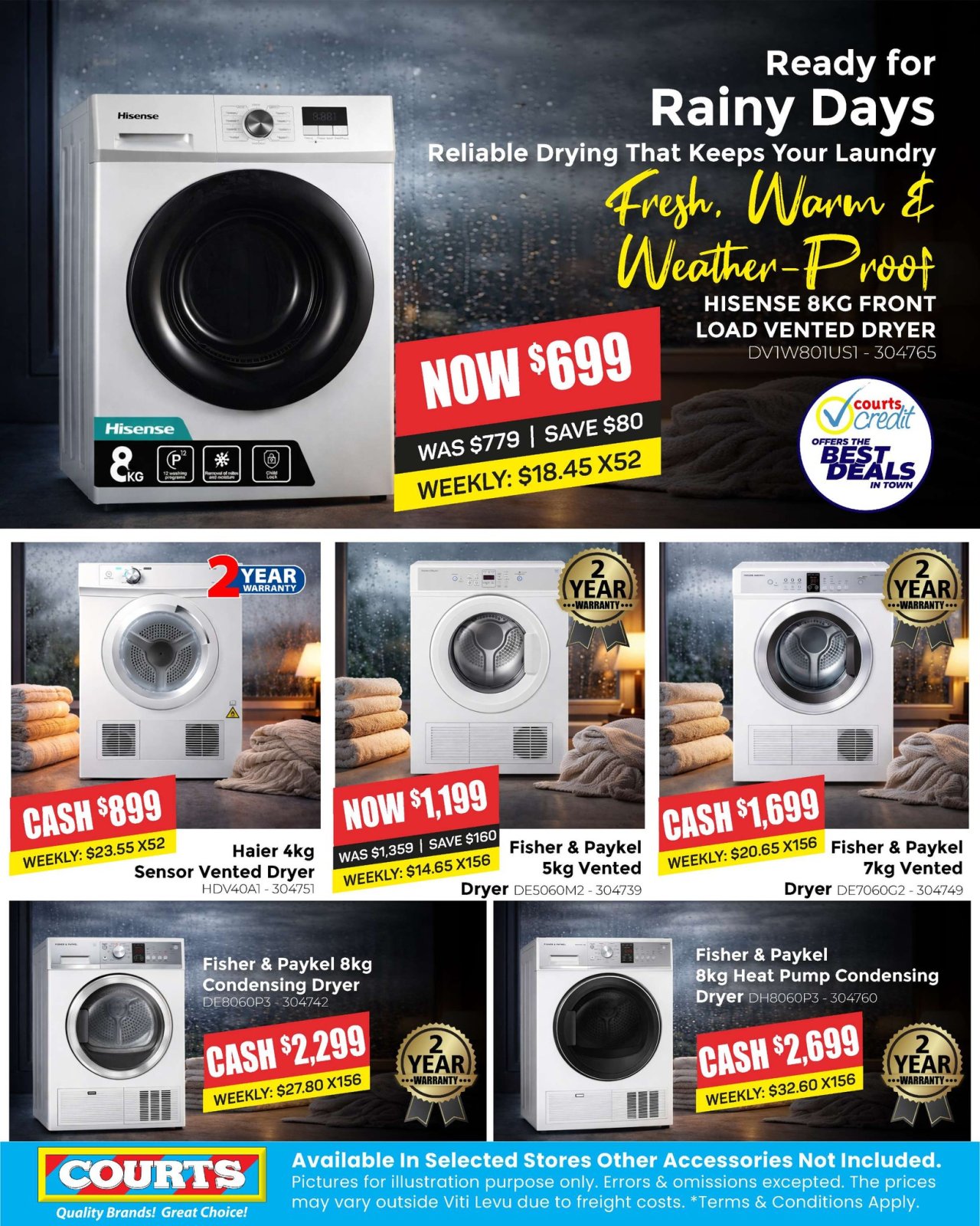 Ready for Rainy Days – Dryers & Washing Machines Sale - Page 1