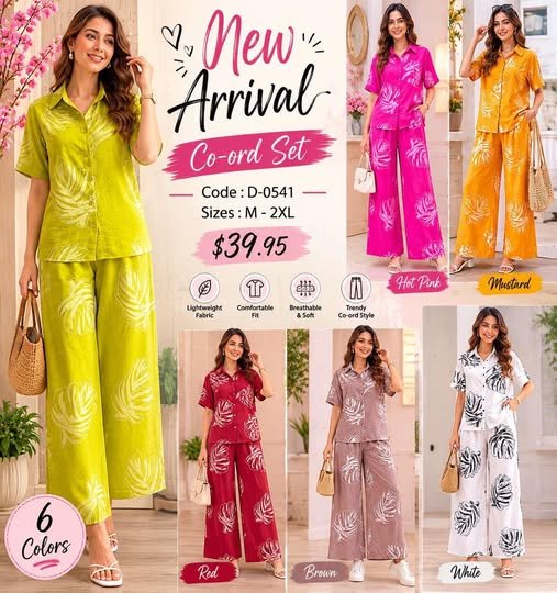 New Arrival Co-ord Set - Page 1